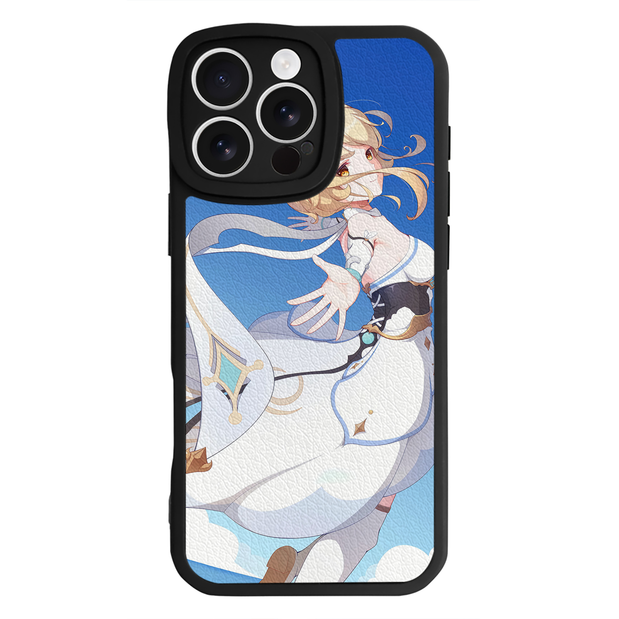 げんし神 genshin 【iPhone 16シリーズ対応】シリコンスマホケース（レザー調） 材質：シリコン